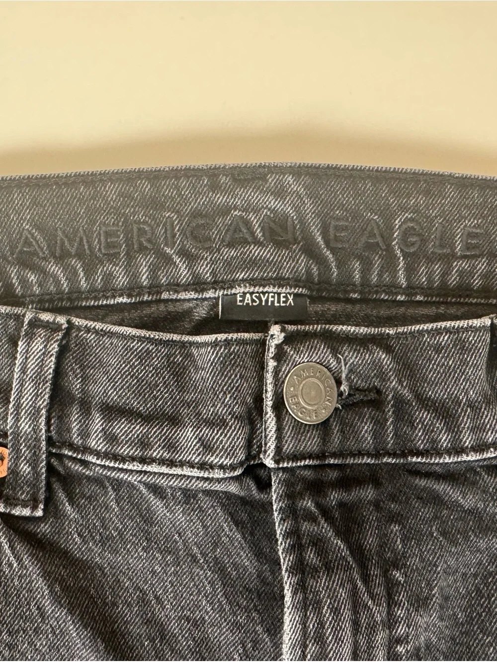American Eagle EasyFlex Baggy Jeans Men’s 32x30, Black Wide Leg